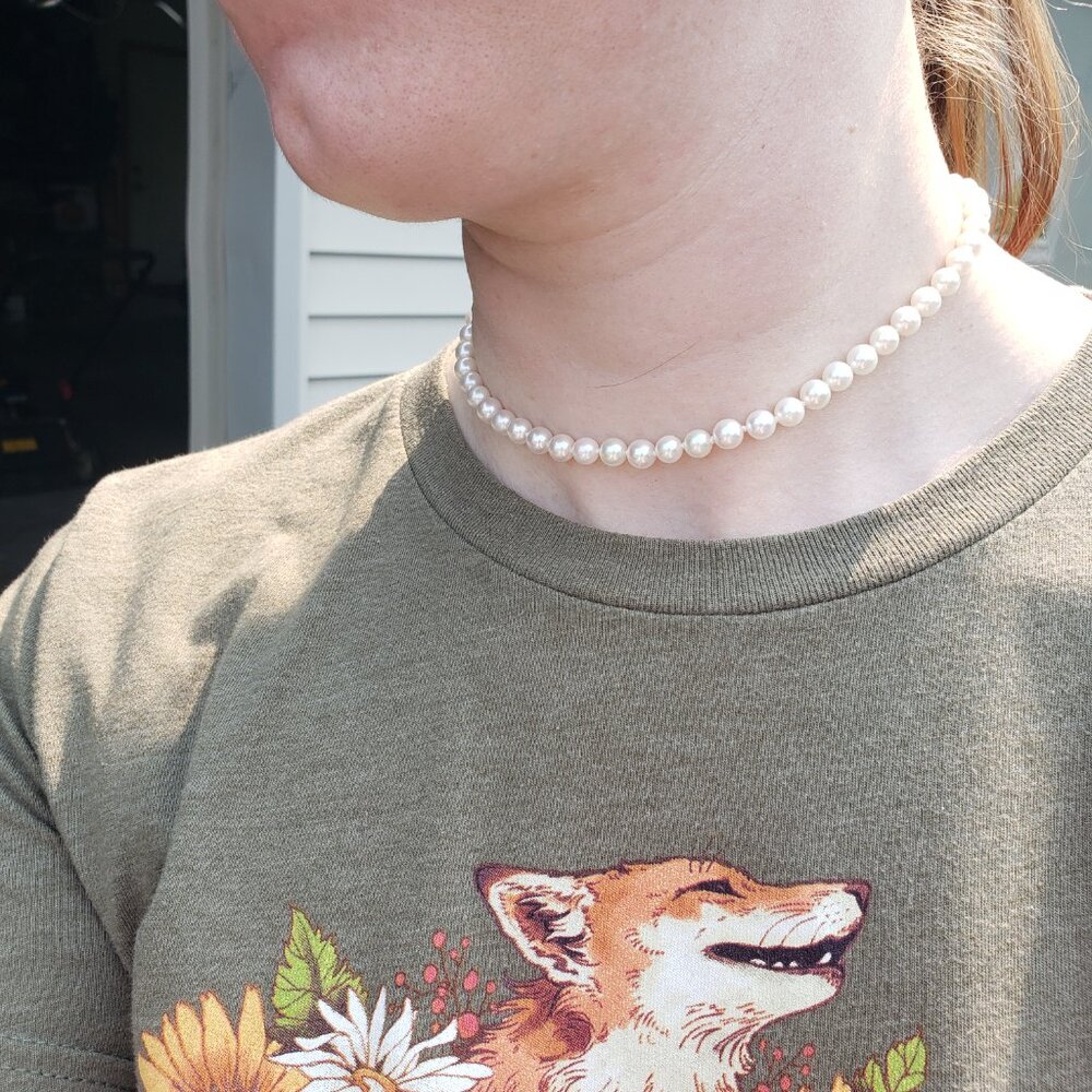 14" pearl necklace akoya - Picture 6 of 9